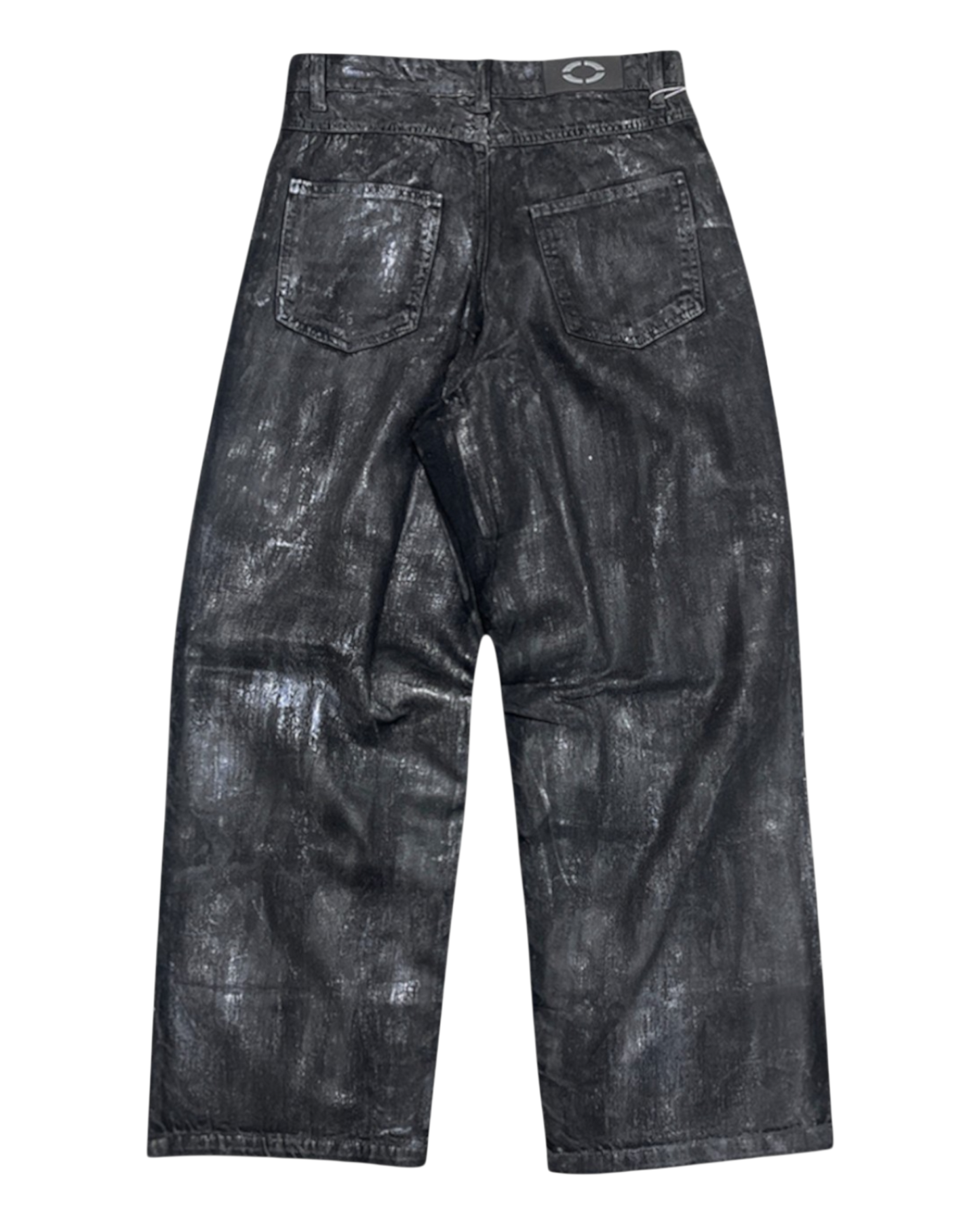 WIDE LEG DENIM, HAND-WAXED