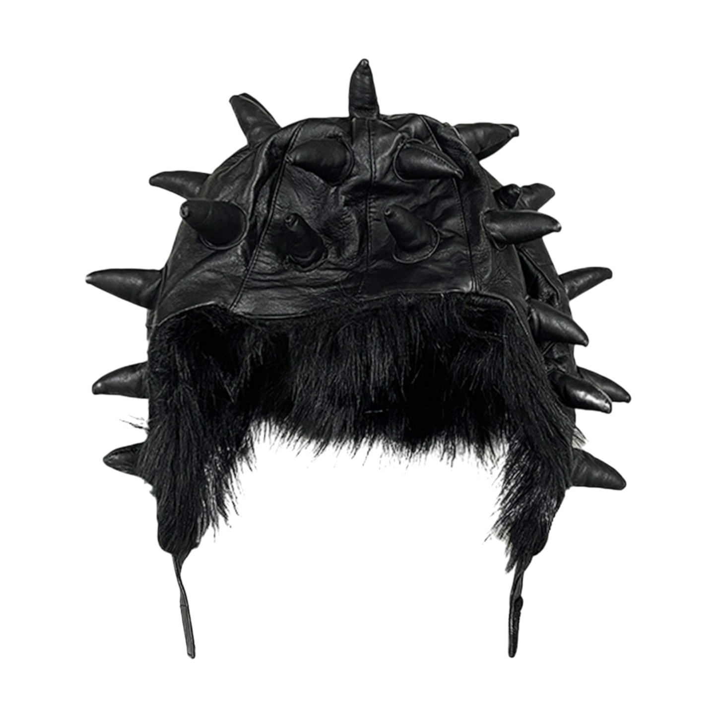 SPIKED LEATHER HAT