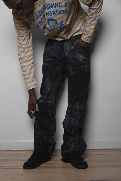 ROCKSTAR Bootcut Painted Denim