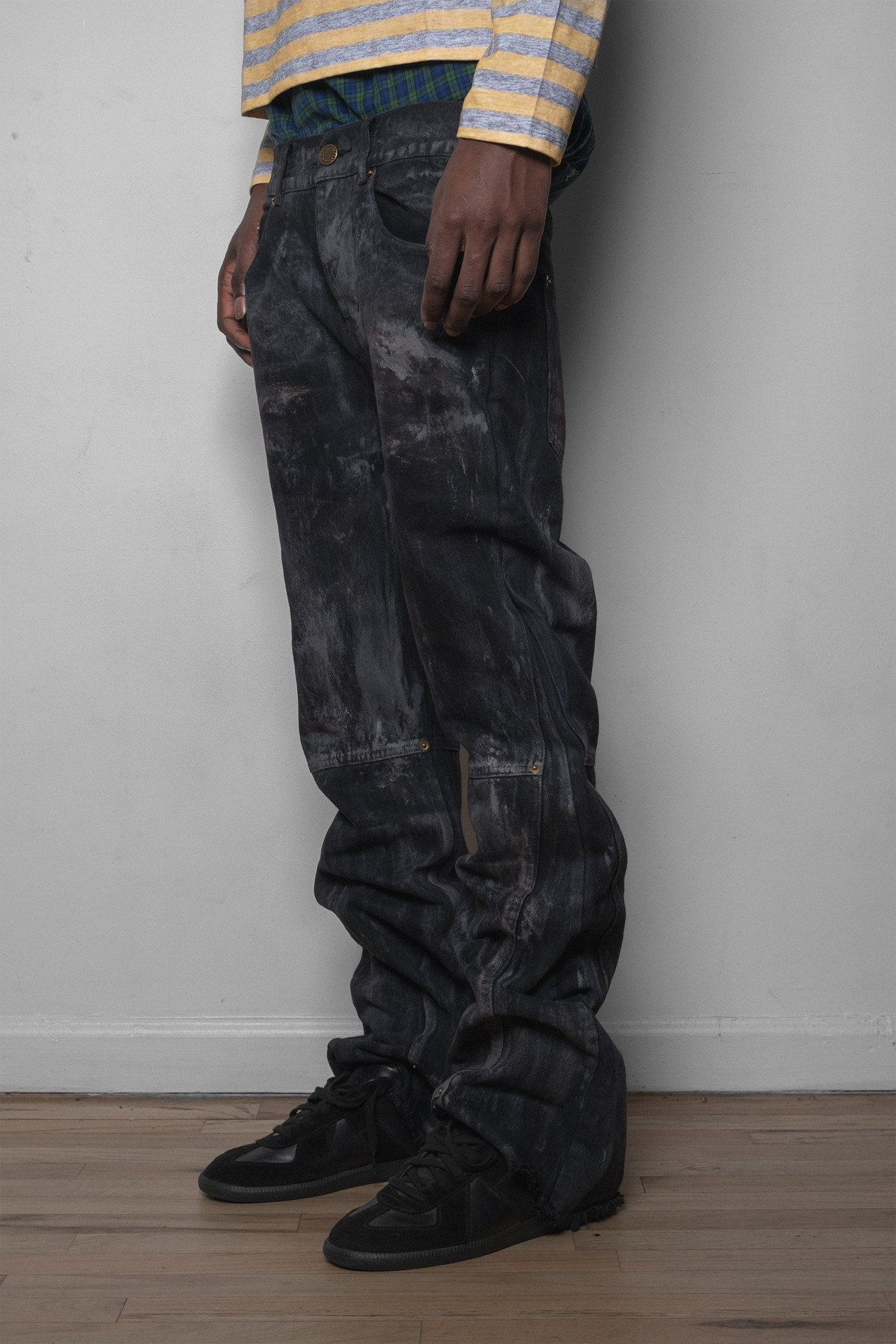 ROCKSTAR Bootcut Painted Denim