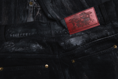 ROCKSTAR Bootcut Painted Denim