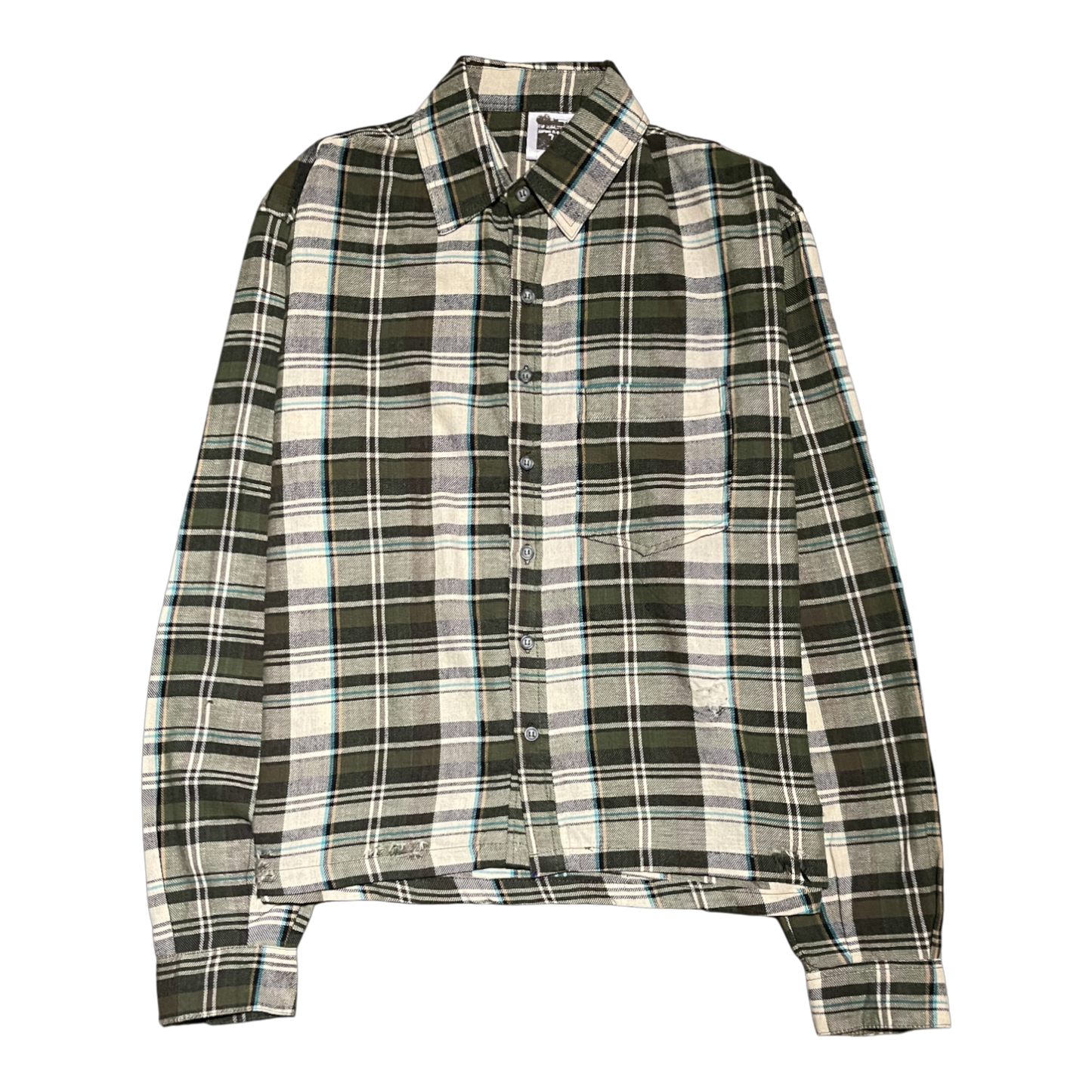 FLANNEL, GREEN
