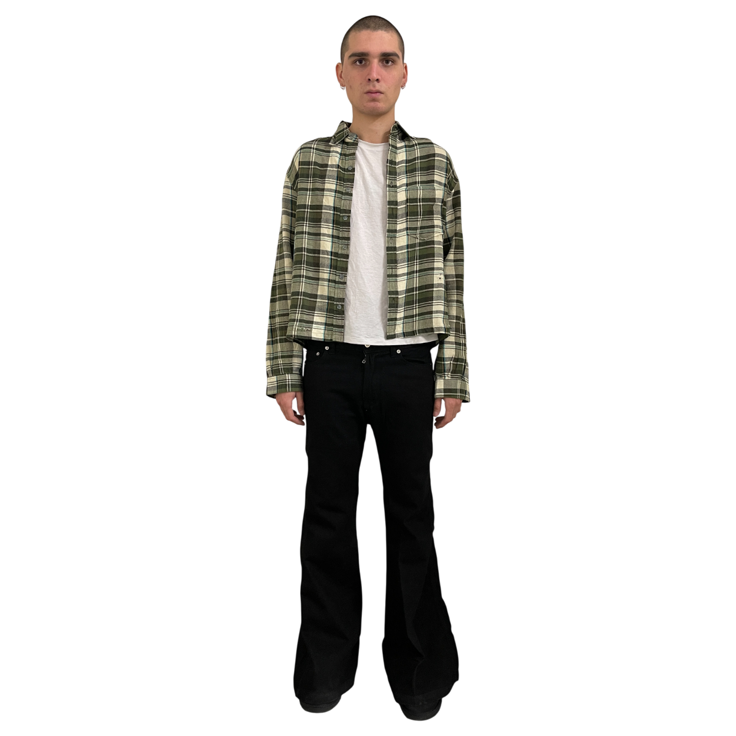 FLANNEL, GREEN