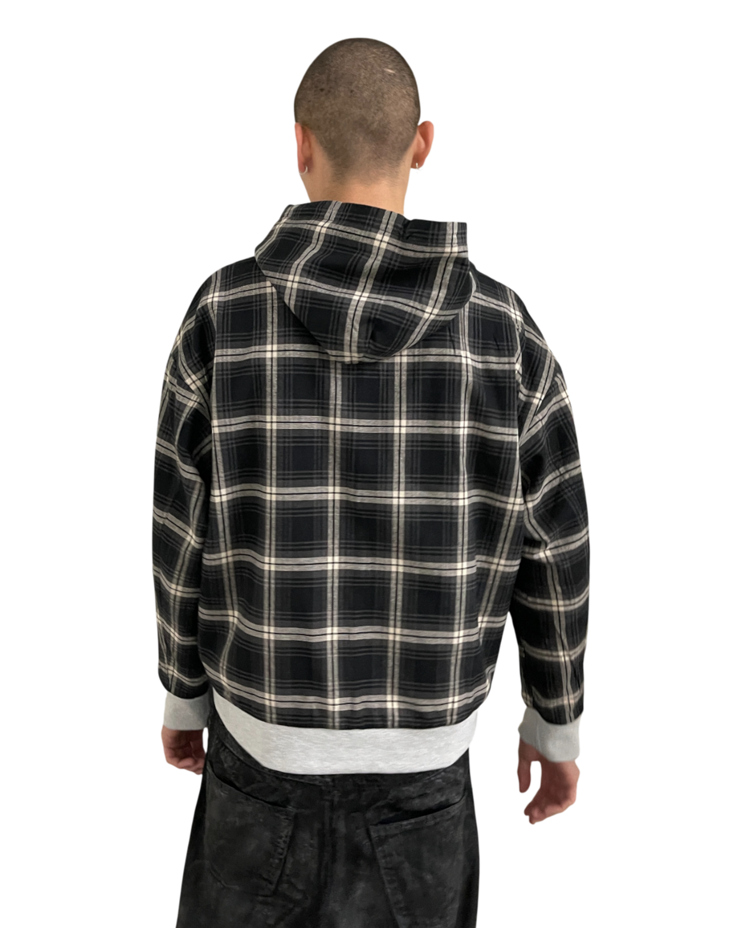 PLAID REVERSIBLE ZIP-UP