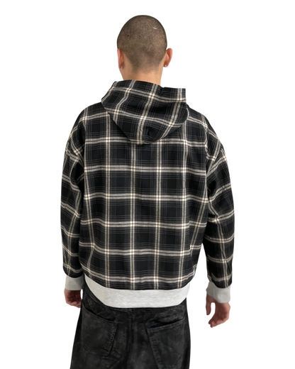 PLAID REVERSIBLE ZIP-UP