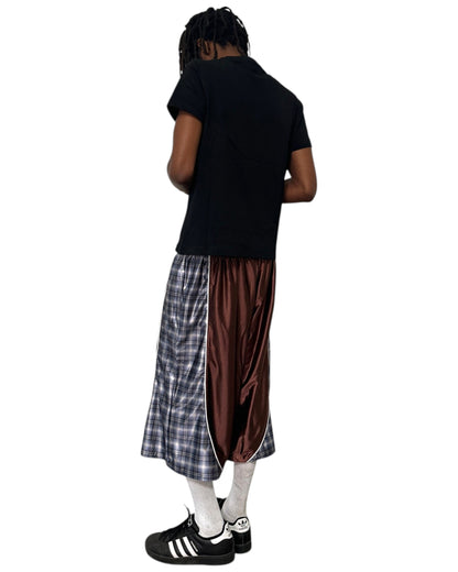 CbL Basketball Shorts, Brown/Blue
