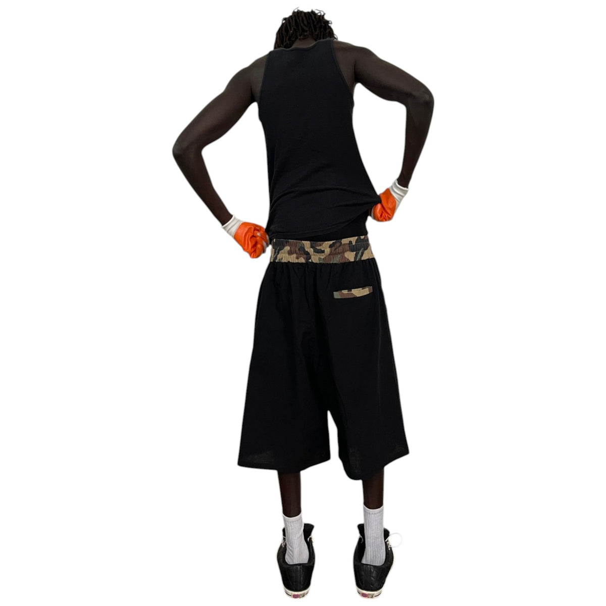 Waistband Shorts, Camo