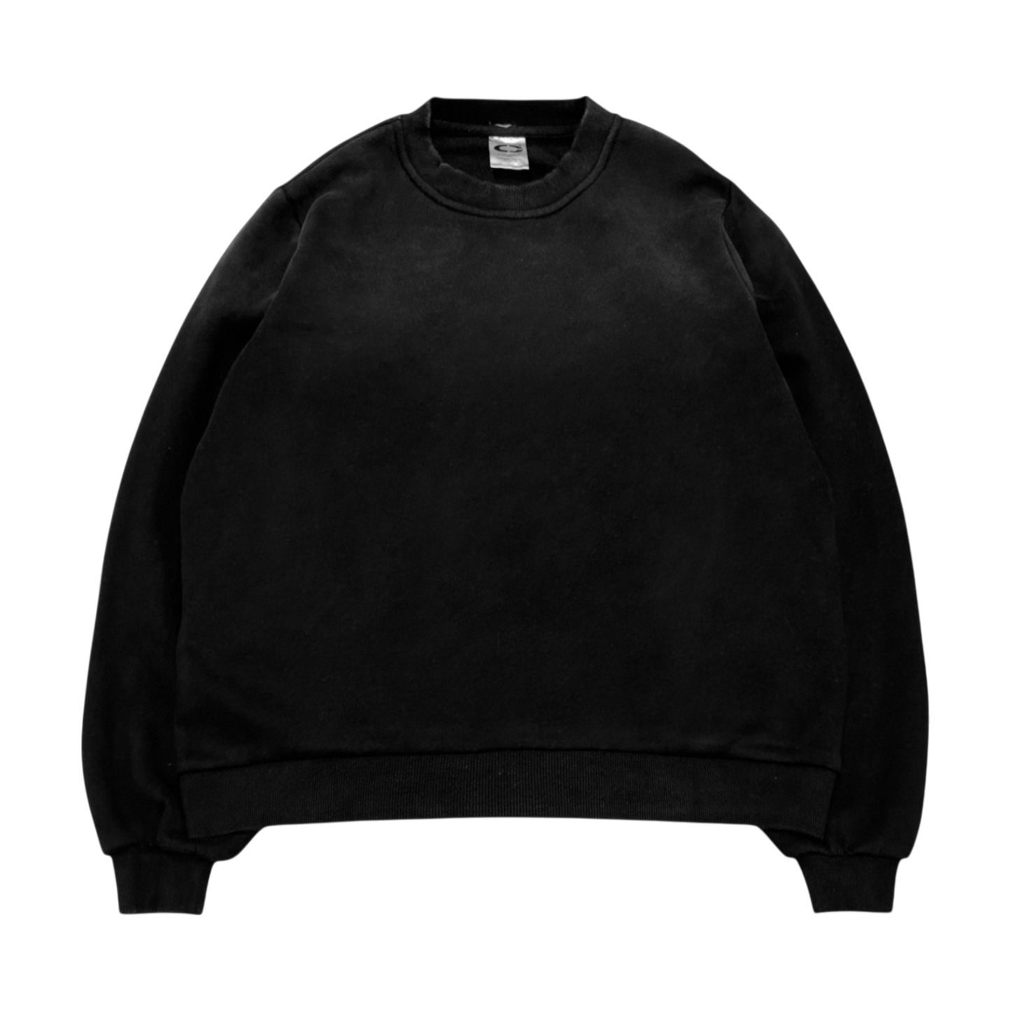 CREWNECK, FADED BLACK