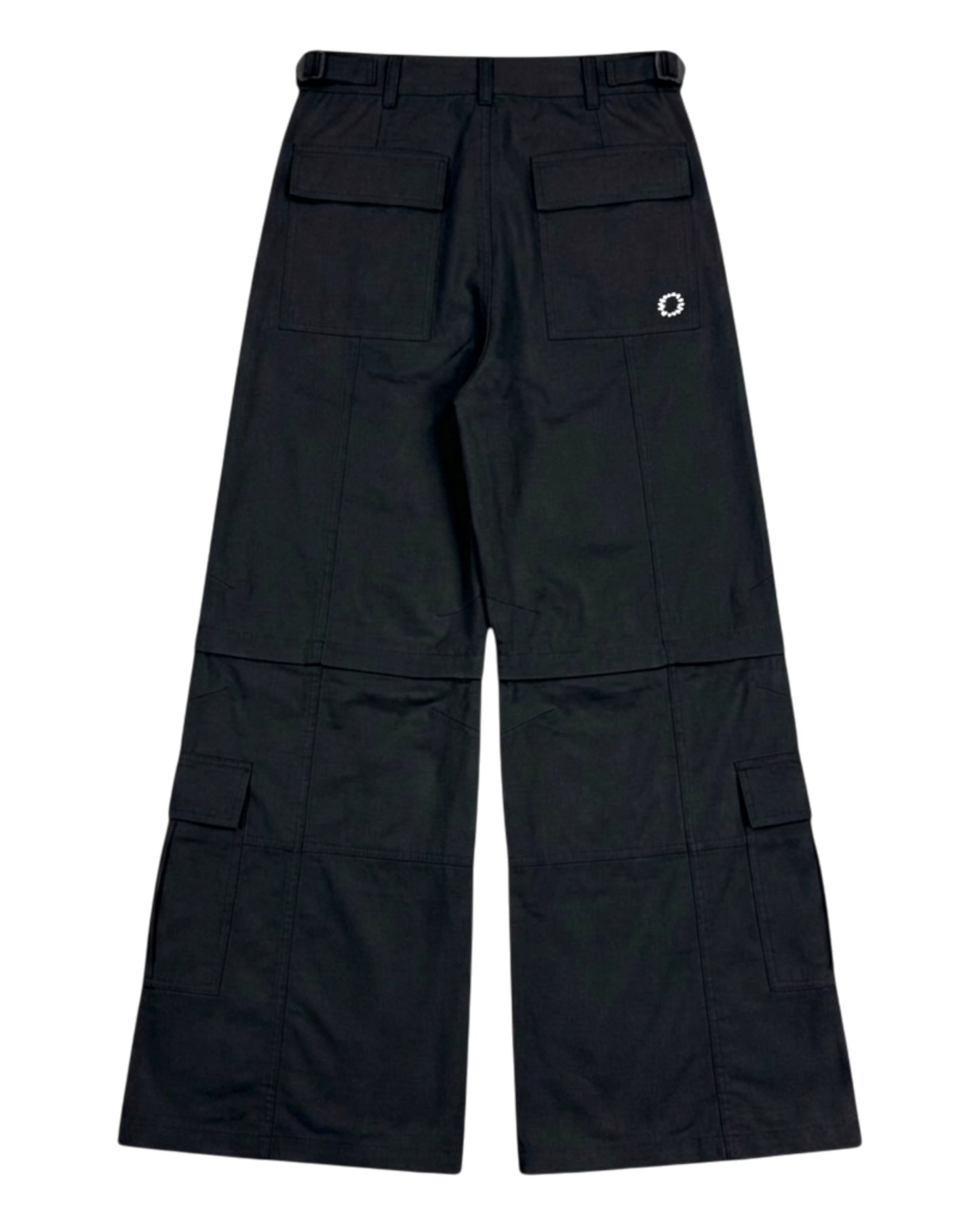 CONVERTIBLE CARGO PANTS, BLACK