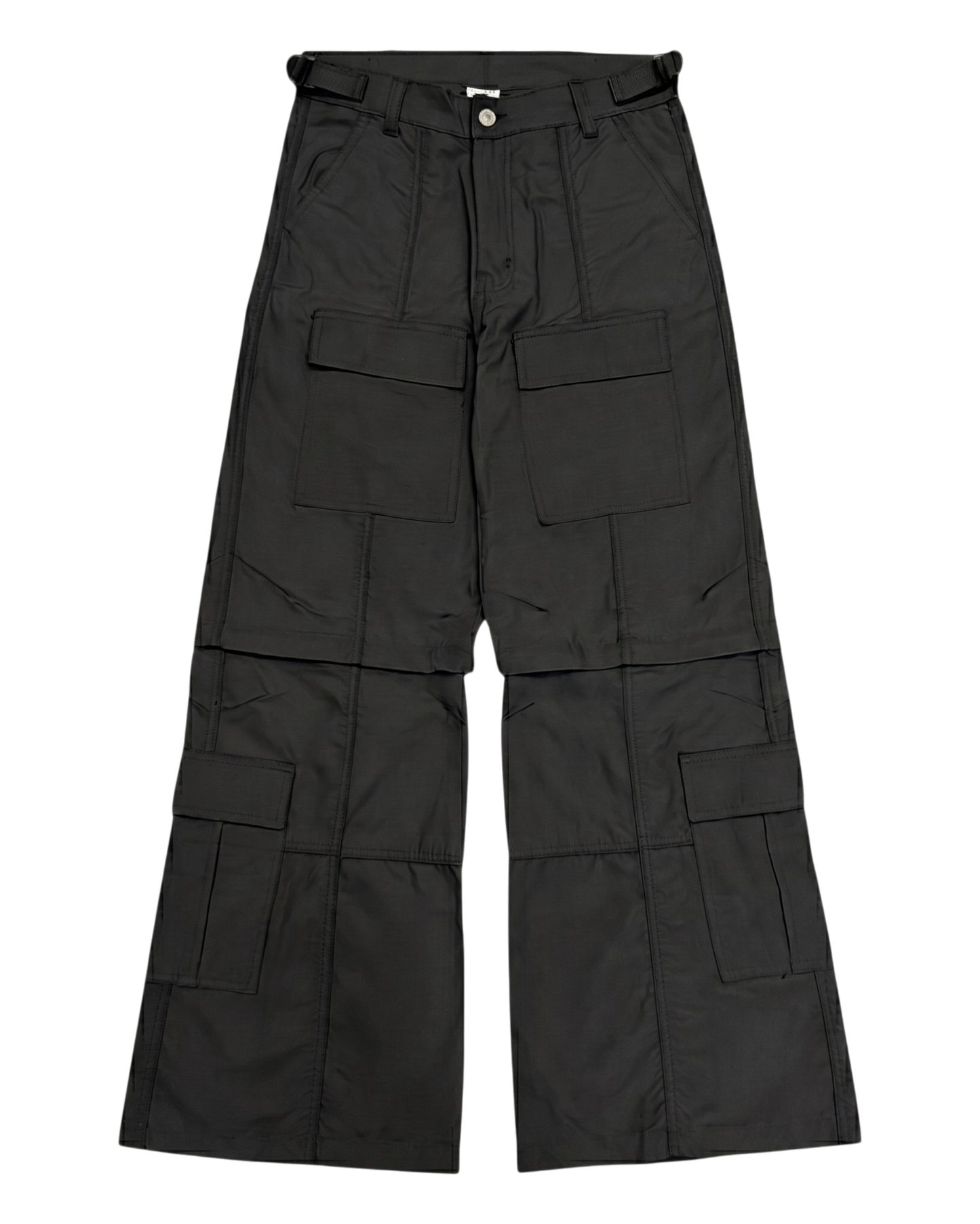 CONVERTIBLE CARGO PANTS, BLACK