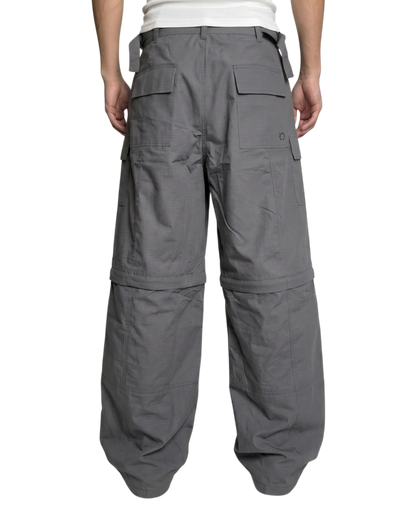 CONVERTIBLE CARGO PANTS, CHARCOAL