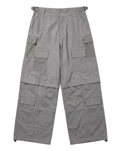 CONVERTIBLE CARGO PANTS, CHARCOAL