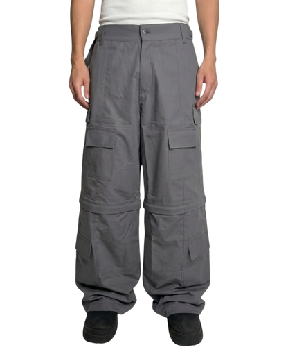 CONVERTIBLE CARGO PANTS, CHARCOAL