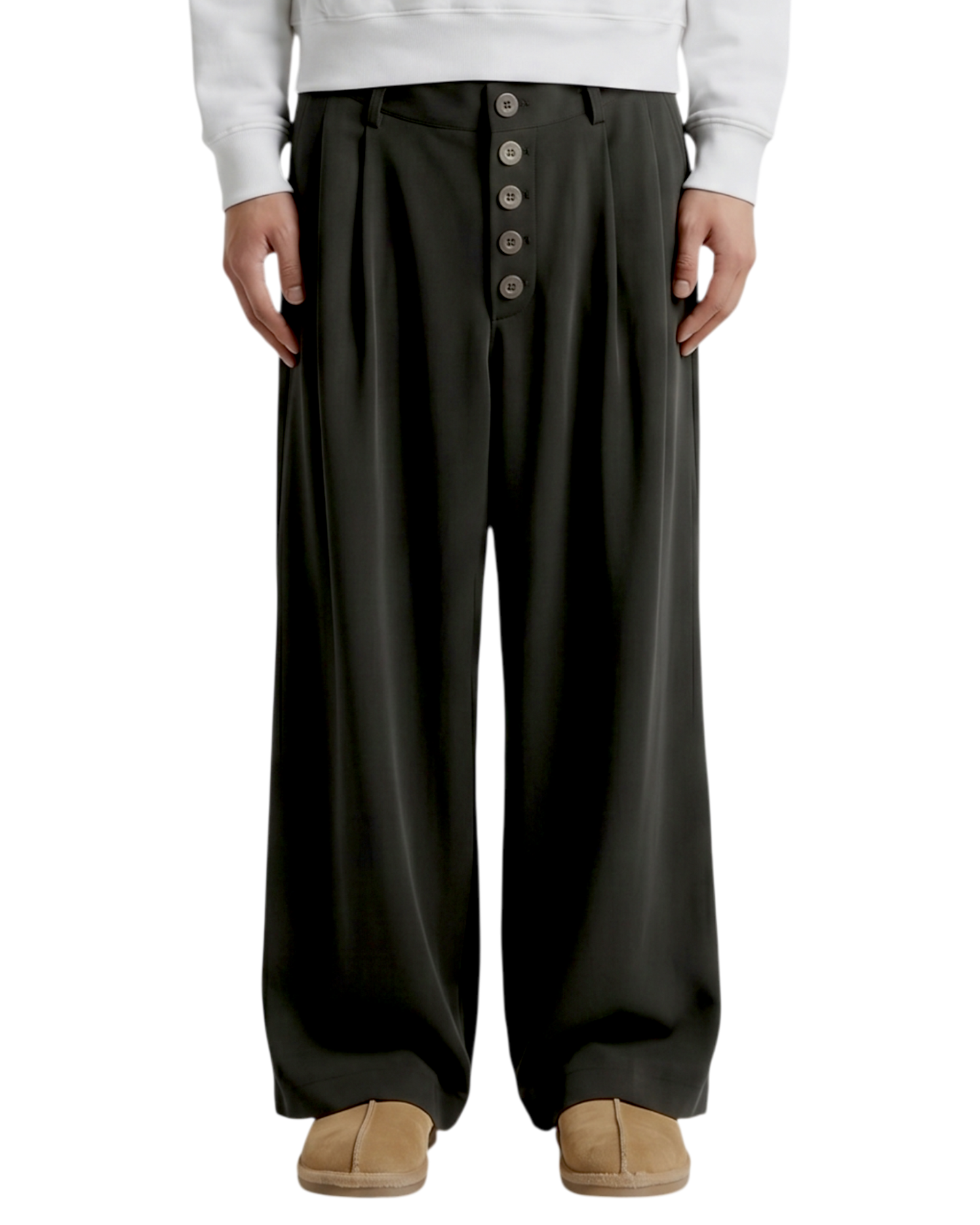 Pleated Polo Trousers