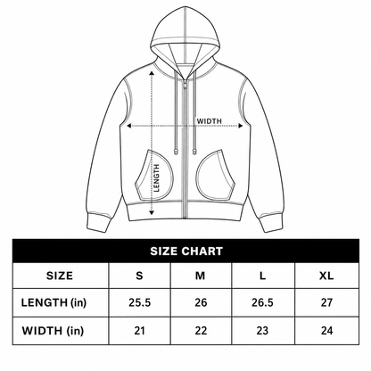 Everyday Zip-up, Orange