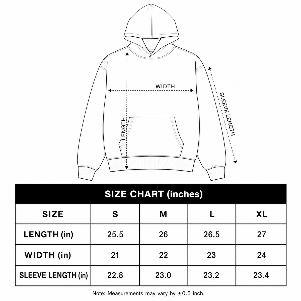 Everyday Hoodie, Black