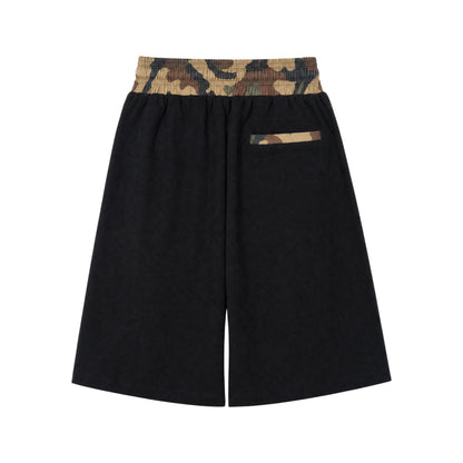 Waistband Shorts, Camo