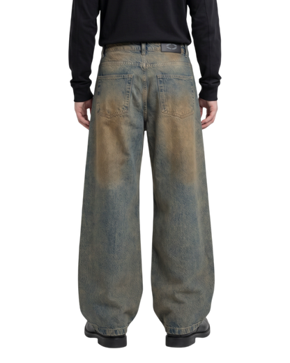 BAGGY DENIM, MUD WASH