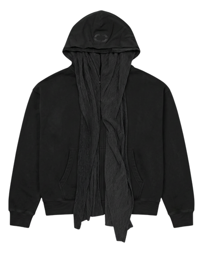 MUSLIN SCARF HOODIE