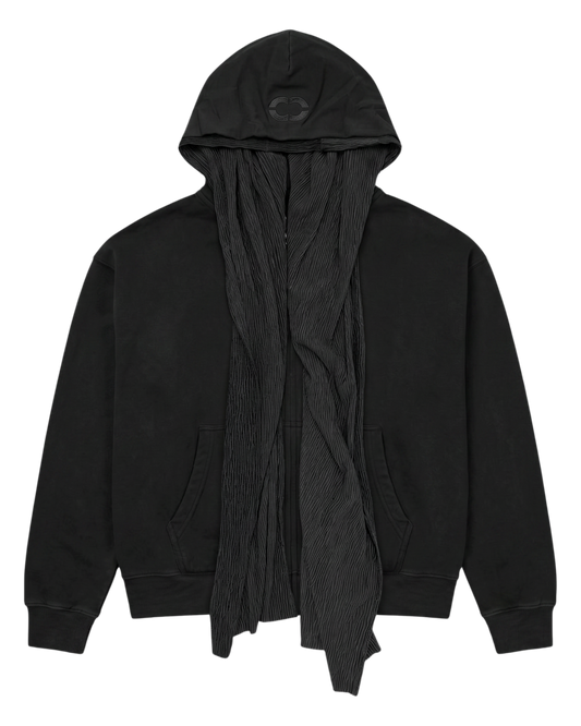 MUSLIN SCARF HOODIE