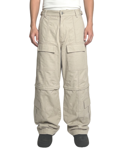 CONVERTIBLE CARGO PANTS, TAN