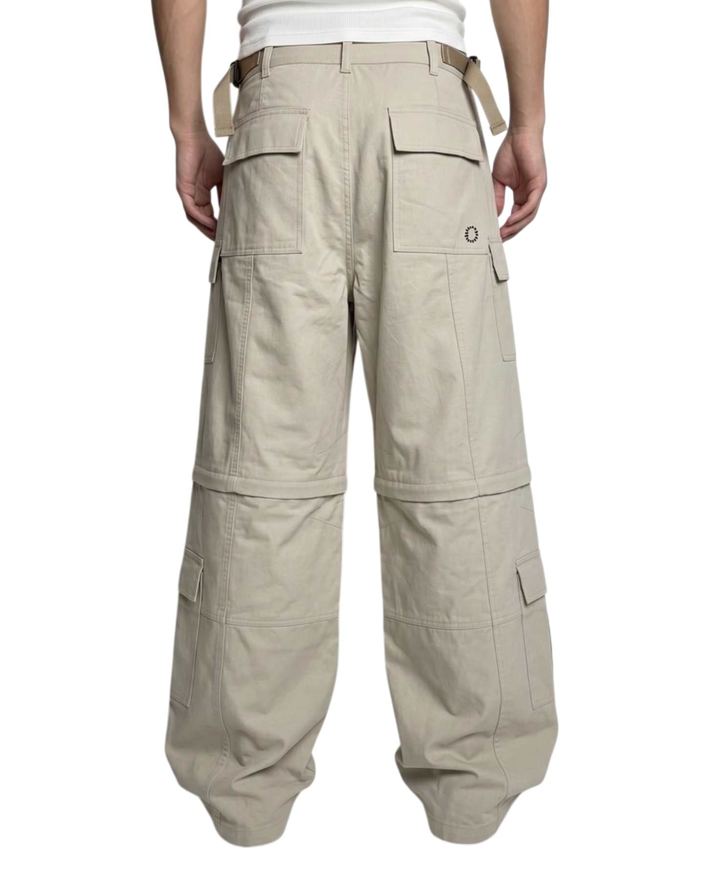 CONVERTIBLE CARGO PANTS, TAN